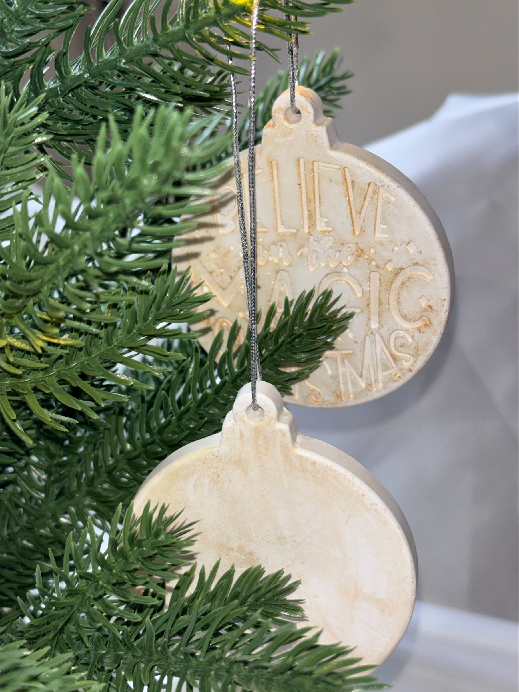 Christmas tree decoration gold