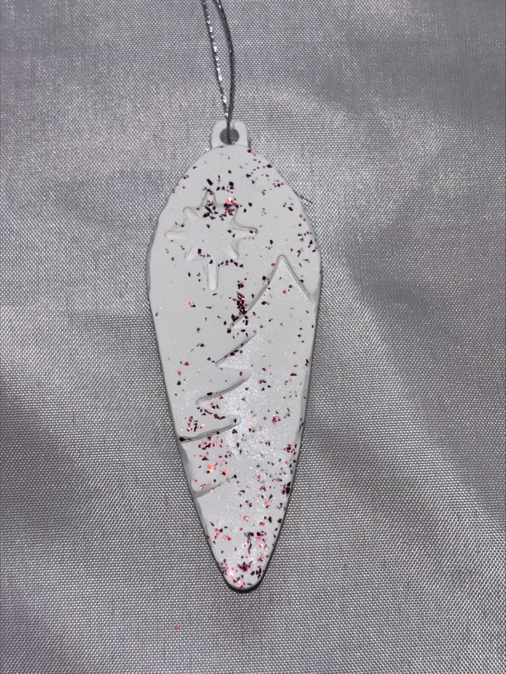 Christmas tree decorations long bauble style
