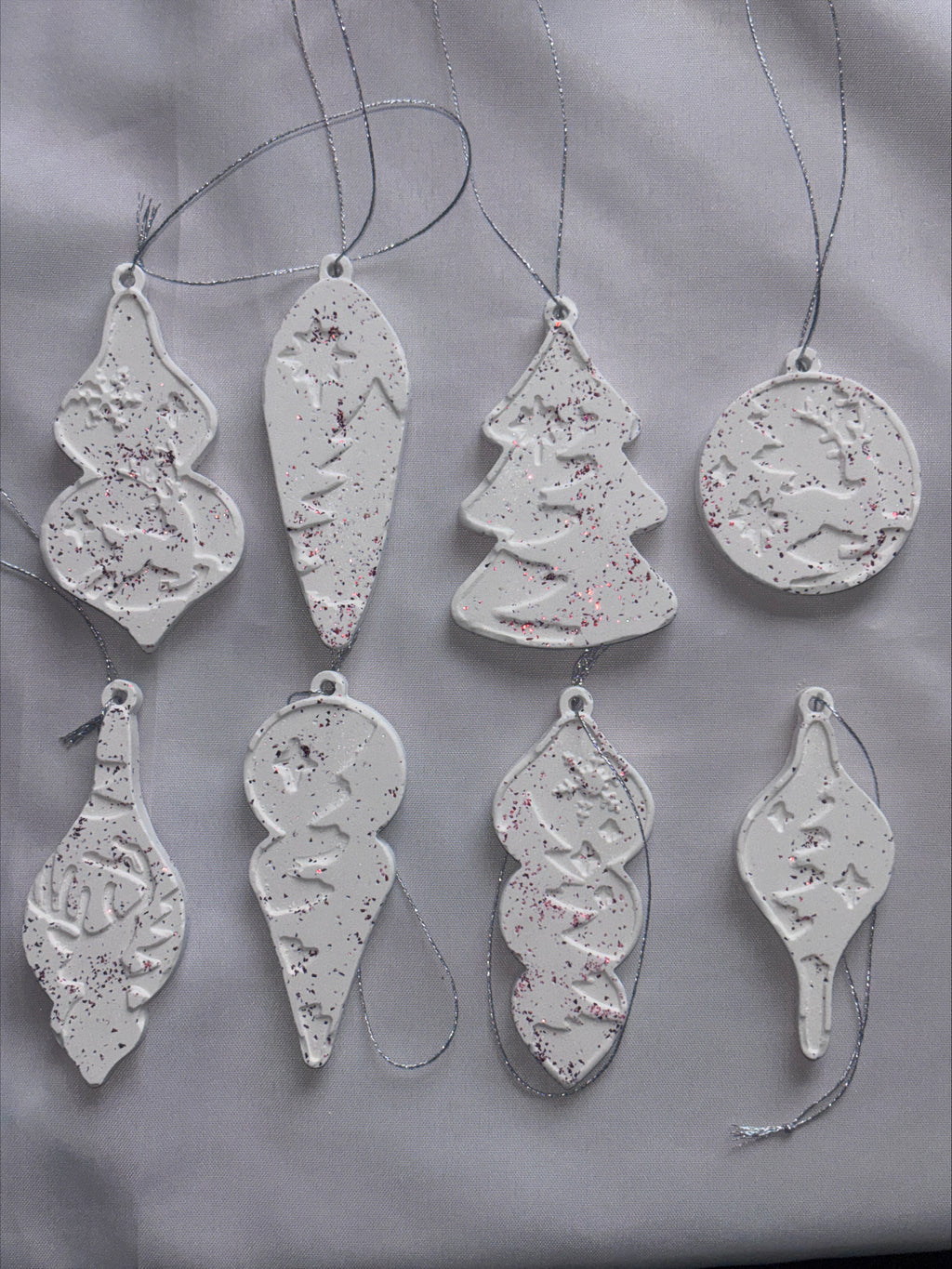 Christmas tree decorations long bauble style