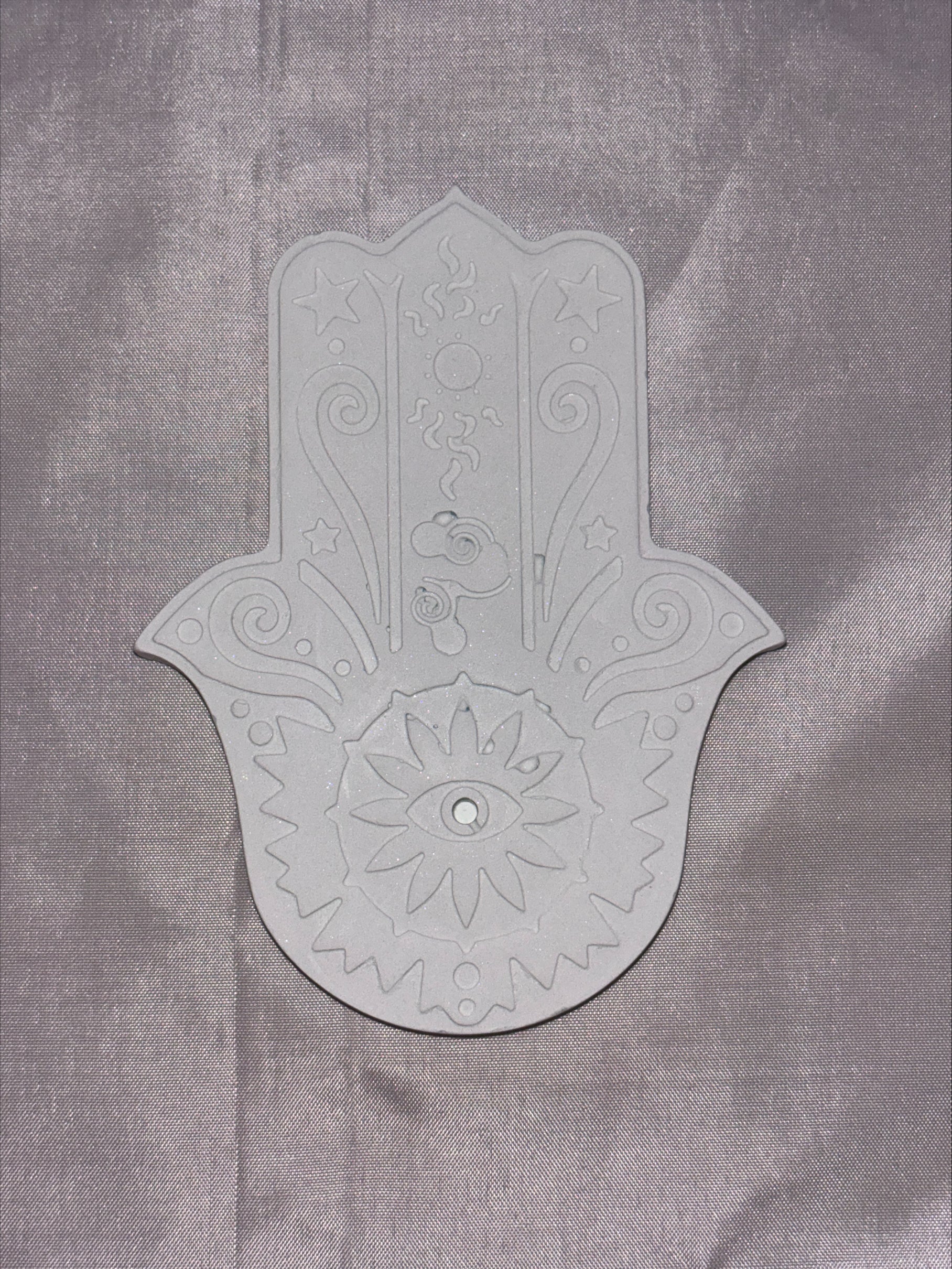 Incense holder Mandala hand mint