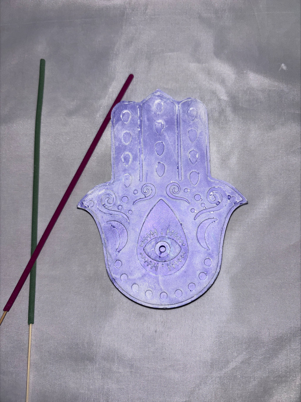 Incense holder Mandala hand.