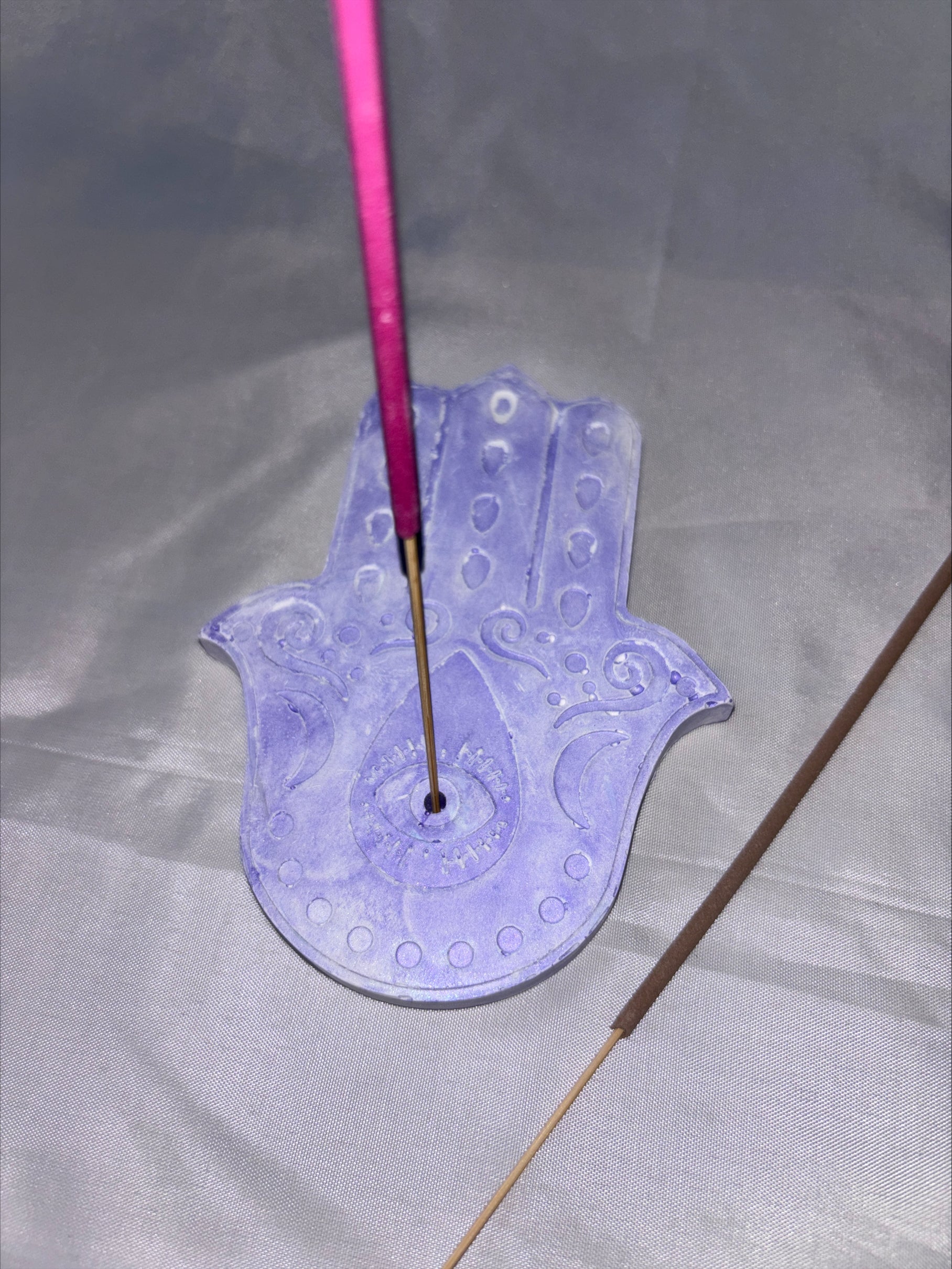 Incense holder Mandala hand.