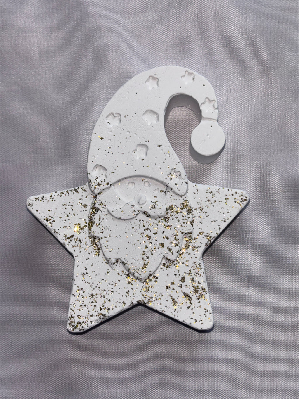 Christmas Santa star gold