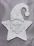 Christmas Santa star blue